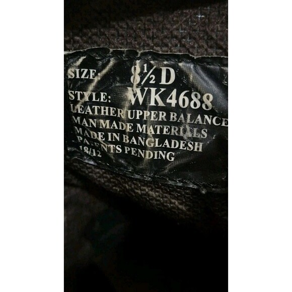Justin WK4688 Stampede Driller Steel Toe Western Work Boots Size 8.5D main image 6